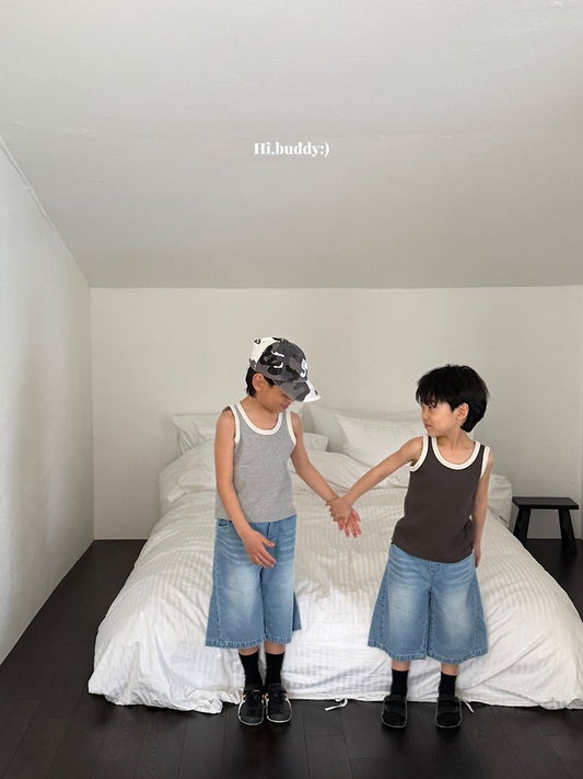 【予約】waffle sleeveless / hibuddy(S-JL)