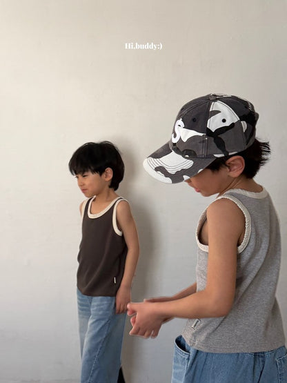 【予約】waffle sleeveless / hibuddy(S-JL)