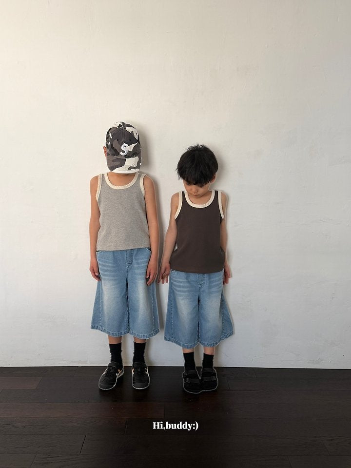 【予約】waffle sleeveless / hibuddy(S-JL)