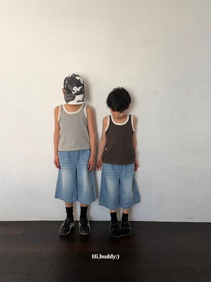 【予約】waffle sleeveless / hibuddy(S-JL)