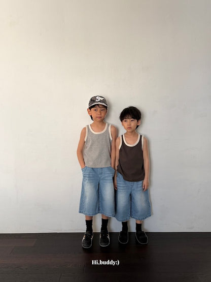 【予約】waffle sleeveless / hibuddy(S-JL)