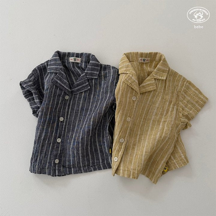 【予約】linen shirt / goubebe