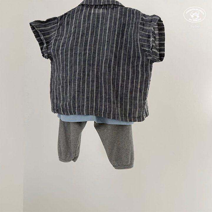 【予約】linen shirt / goubebe