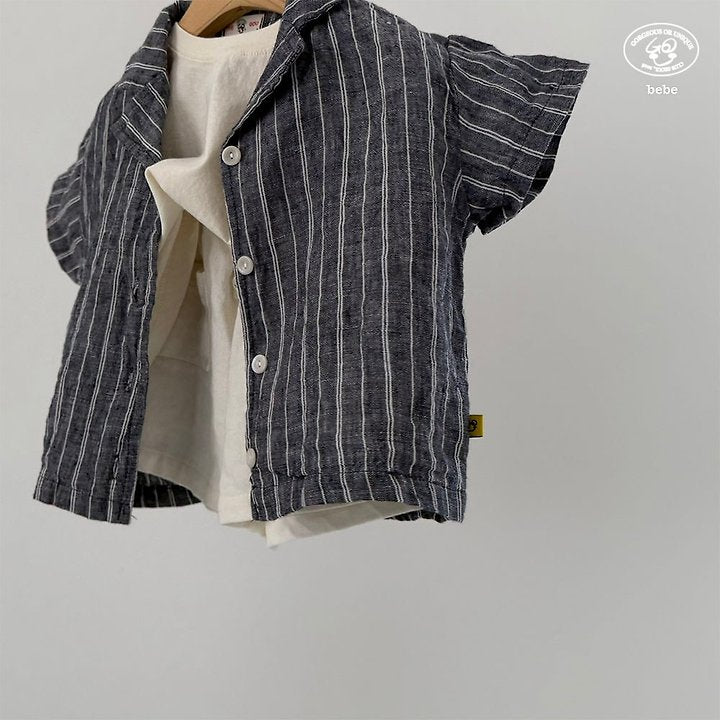 【予約】linen shirt / goubebe
