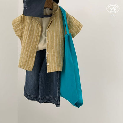 【予約】linen shirt / goubebe