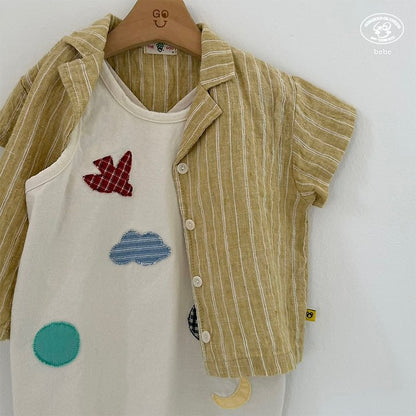 【予約】linen shirt / goubebe