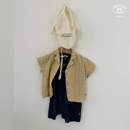 【予約】linen shirt / goubebe
