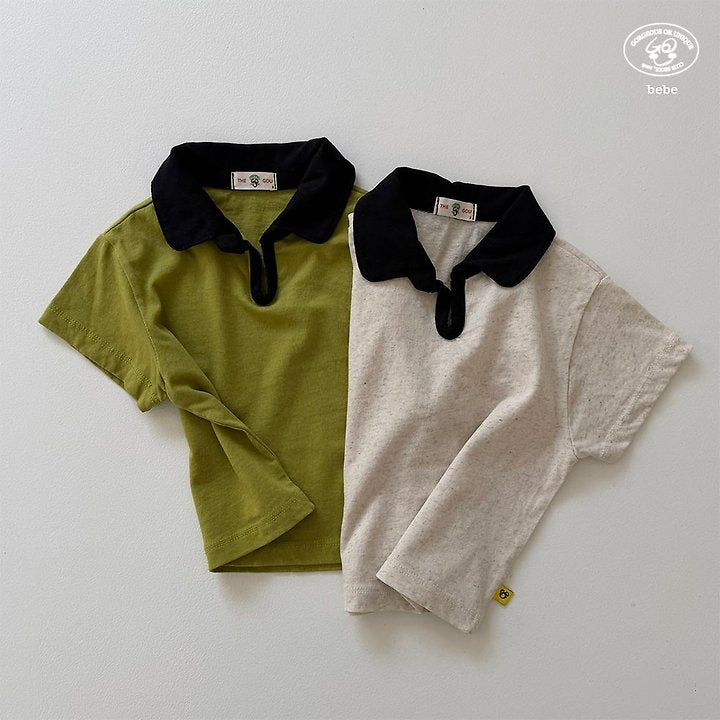 【予約】black collar T / goubebe깜장티