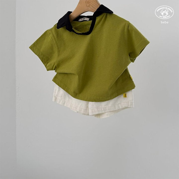 【予約】black collar T / goubebe깜장티