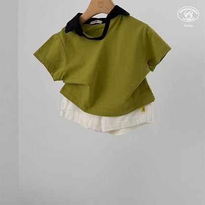 【予約】black collar T / goubebe깜장티
