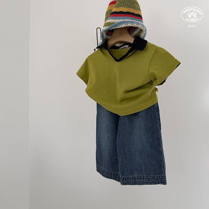【予約】black collar T / goubebe깜장티