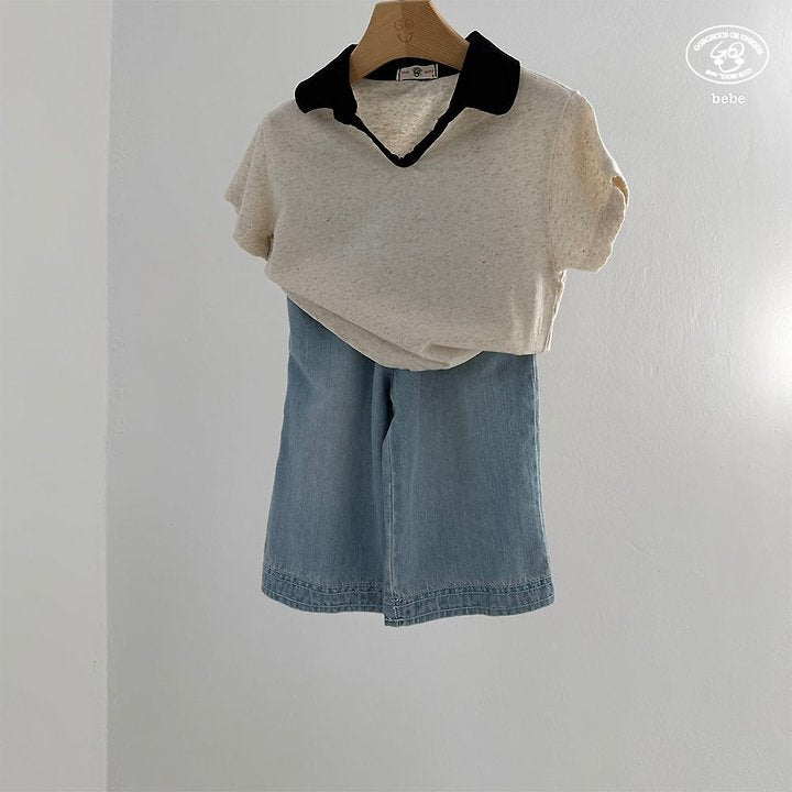 【予約】black collar T / goubebe깜장티