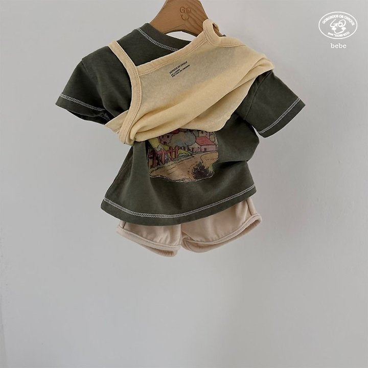 【予約】crew half pants / goubebe