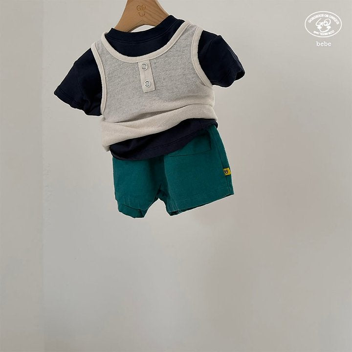 【予約】Oktong half pants / goubebe 옥동반팬츠