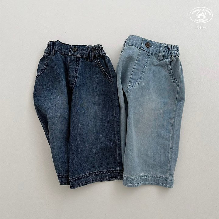 【予約】long denim pants / goubebe긴긴팬츠