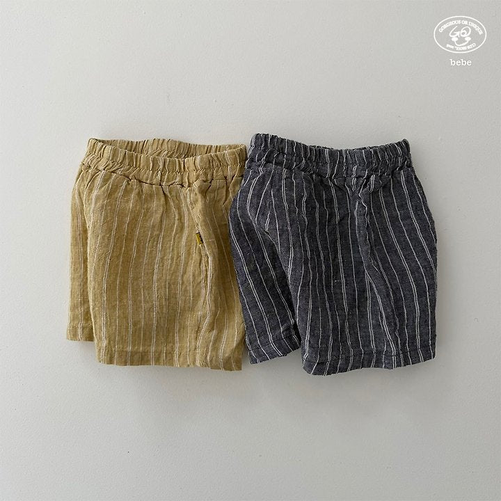 【予約】linen half pants / goubebe