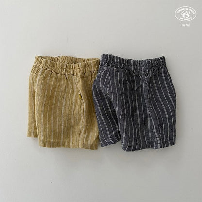 【予約】linen half pants / goubebe