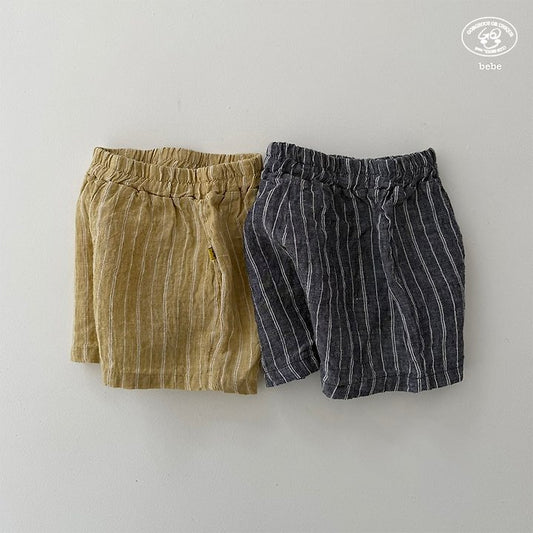 【予約】linen half pants / goubebe