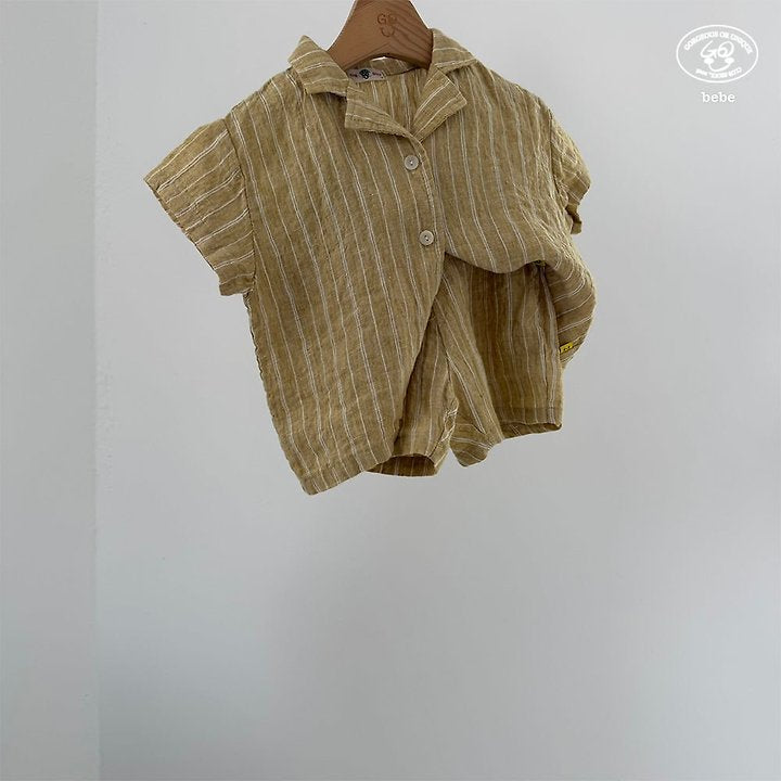 【予約】linen half pants / goubebe