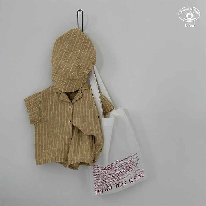 【予約】linen half pants / goubebe