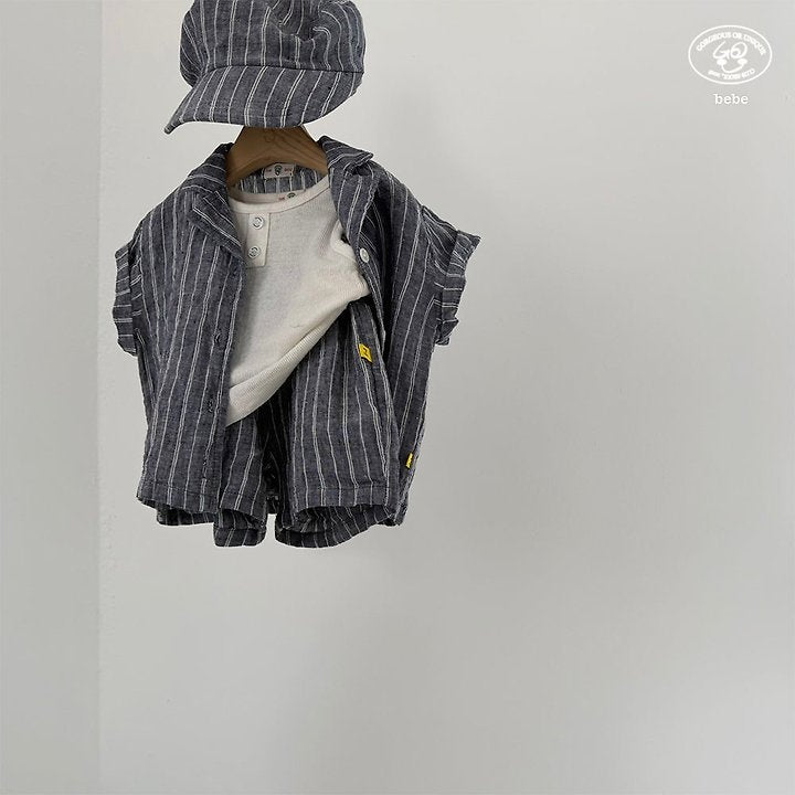 【予約】linen half pants / goubebe