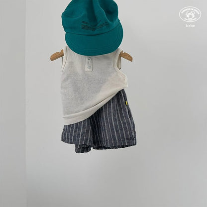 【予約】linen half pants / goubebe