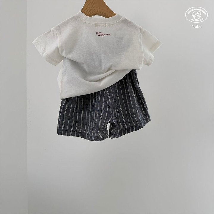 【予約】linen half pants / goubebe