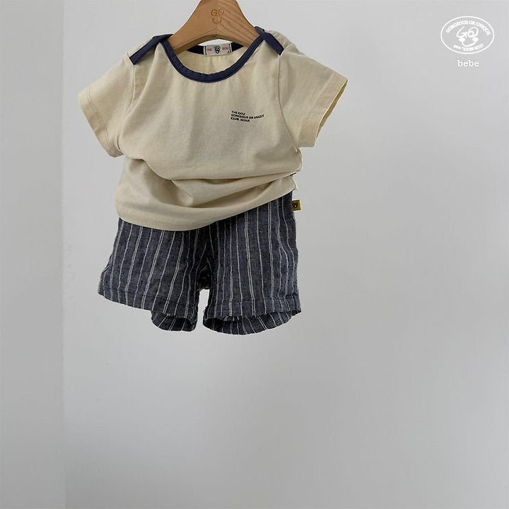 【予約】linen half pants / goubebe
