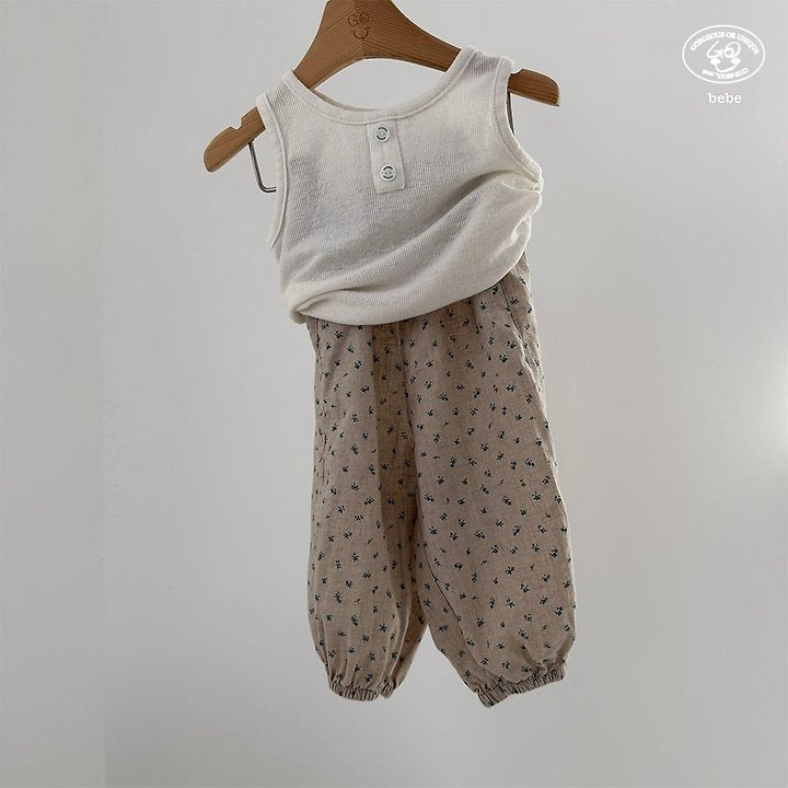 【予約】flower pants / goubebe