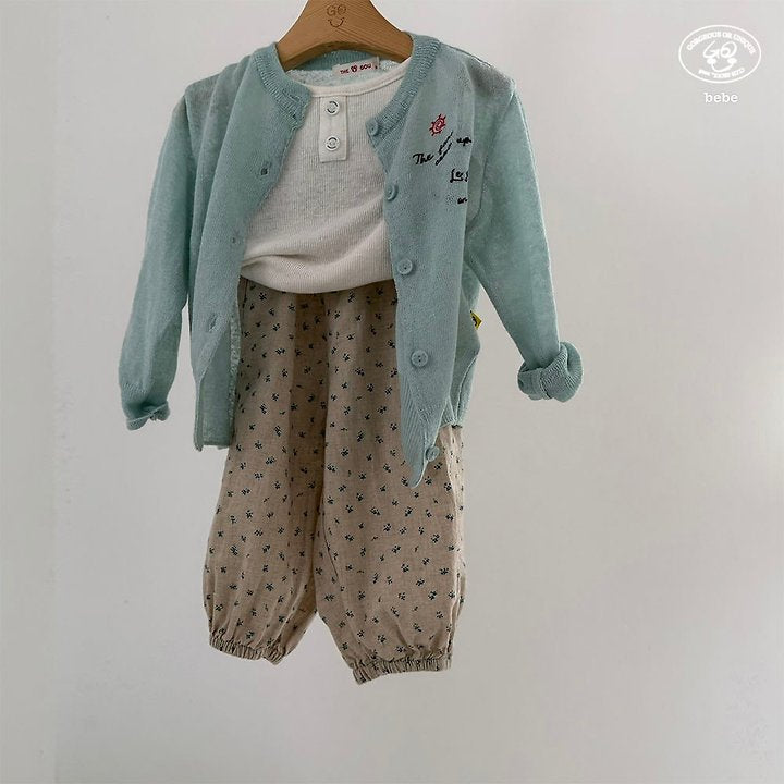 【予約】flower pants / goubebe