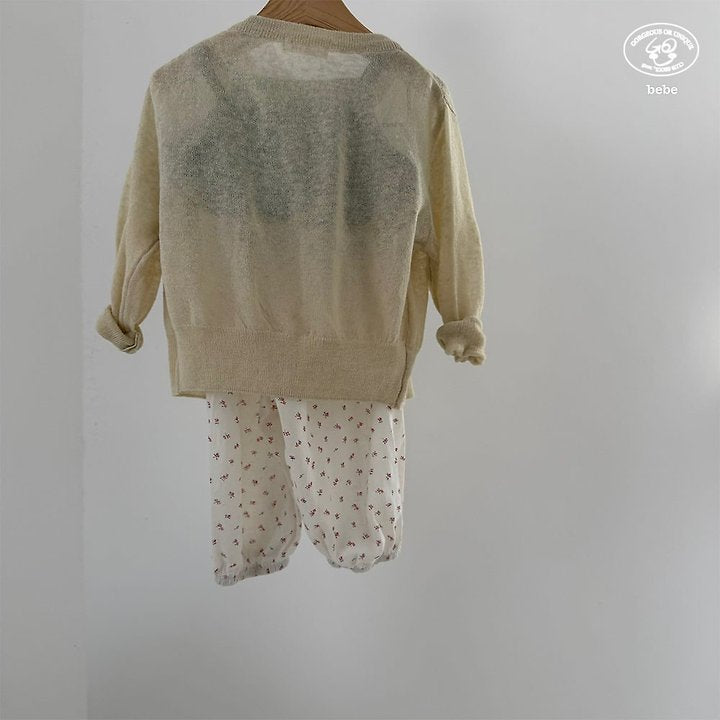 【予約】flower pants / goubebe