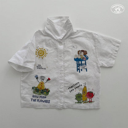 【予約】GOU Drawing shirt / gou XS-JL