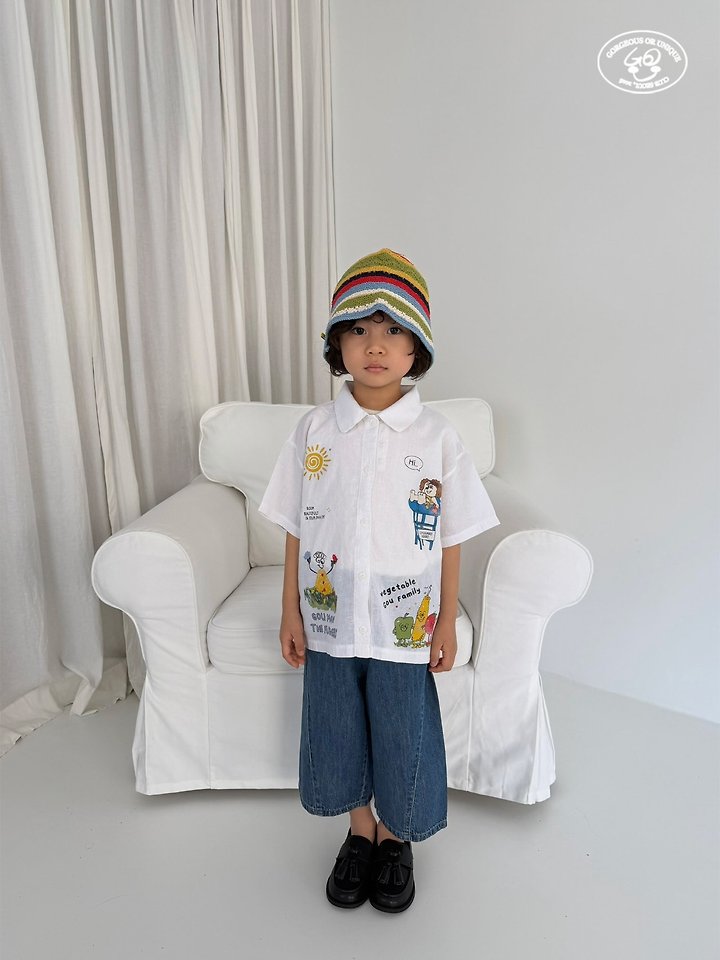 【予約】GOU Drawing shirt / gou XS-JL