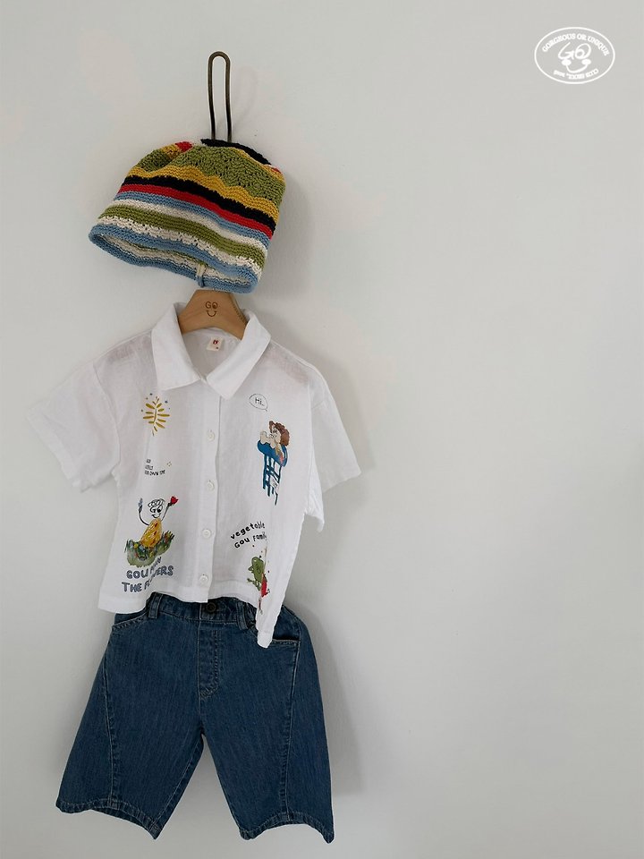【予約】GOU Drawing shirt / gou XS-JL