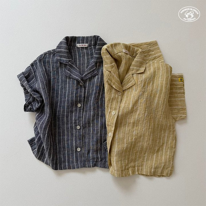 【予約】linen shirt / gou XS-JL