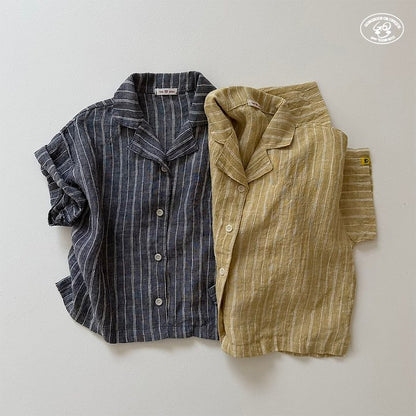 【予約】linen shirt / gou XS-JL