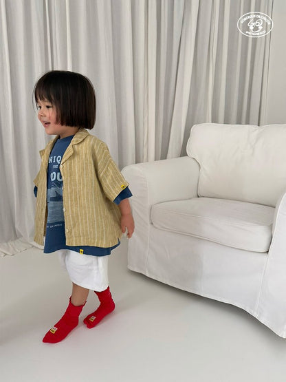 【予約】linen shirt / gou XS-JL