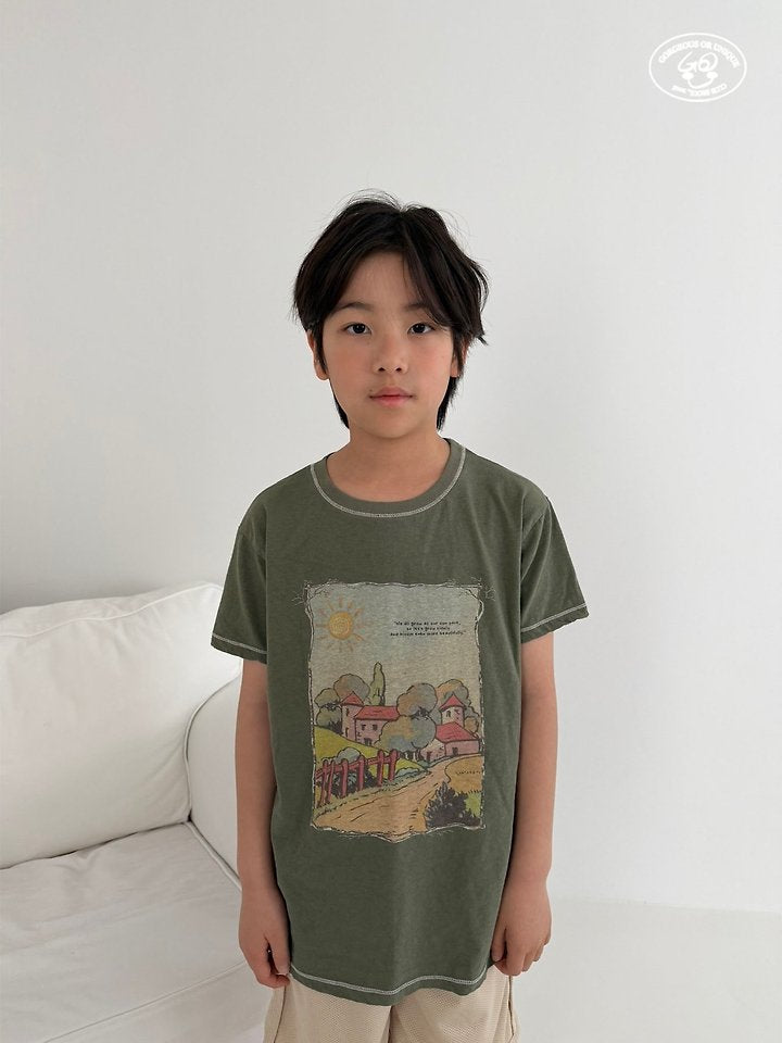 【予約】Framed Graphic T / gou XS-JL액자티