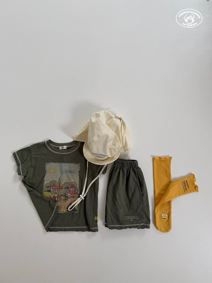 【予約】Framed Graphic T / gou XS-JL액자티