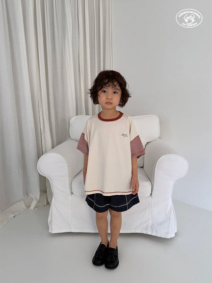 【予約】sleeve border T / gou XS-JL 삼총티