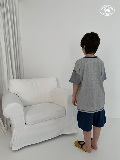 【予約】sleeve border T / gou XS-JL 삼총티