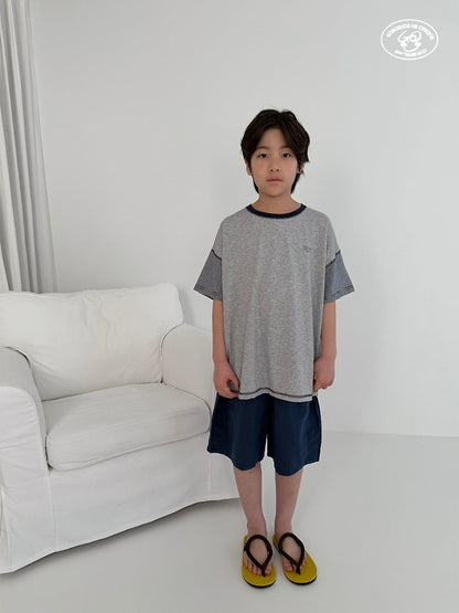 【予約】sleeve border T / gou XS-JL 삼총티