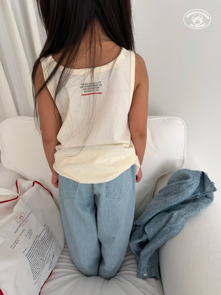 【予約】yoghourt sleeveless / gou XS-JL