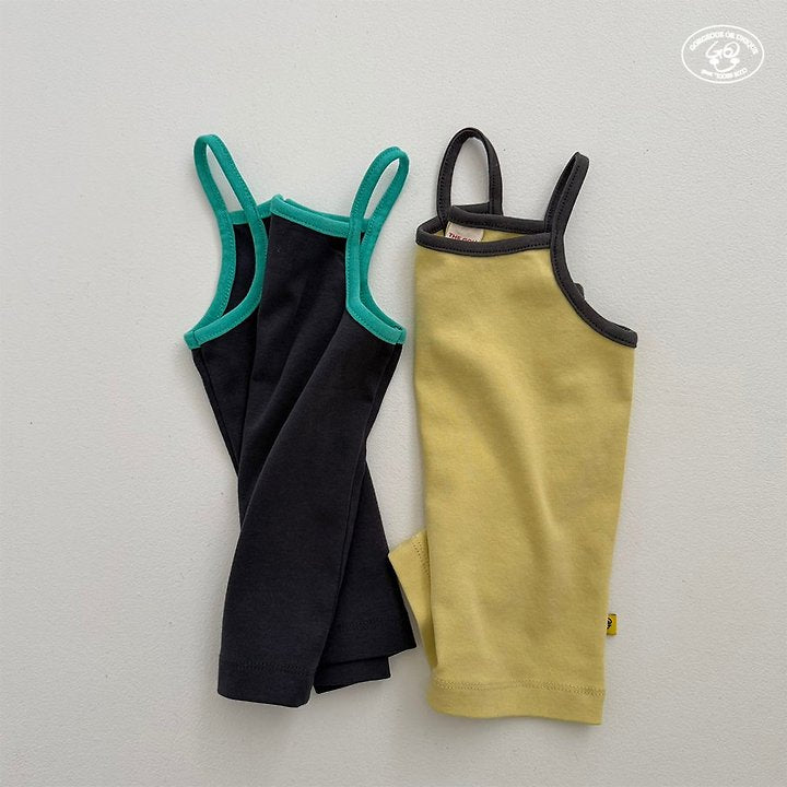 【予約】bicolor camisole / gou XS-JL끈끈나시