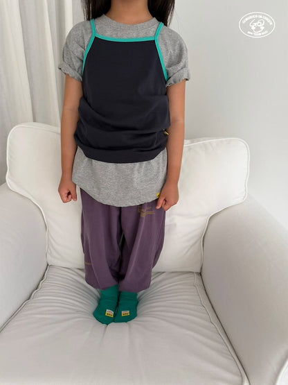 【予約】bicolor camisole / gou XS-JL끈끈나시