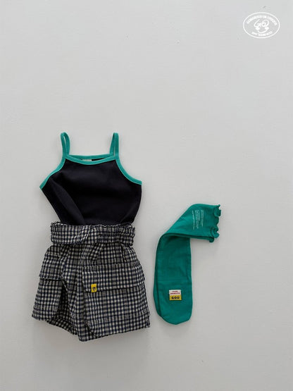 【予約】bicolor camisole / gou XS-JL끈끈나시