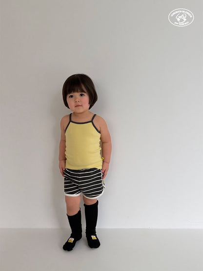 【予約】bicolor camisole / gou XS-JL끈끈나시