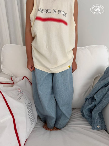 【予約】long denim pants / gou XS-JL