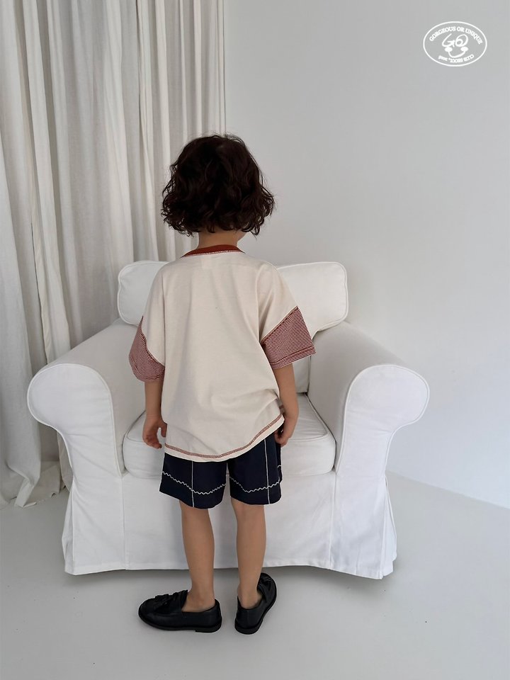 【予約】wave half pants / gou XS-JL물결반바지