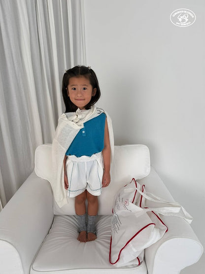 【予約】wave half pants / gou XS-JL물결반바지